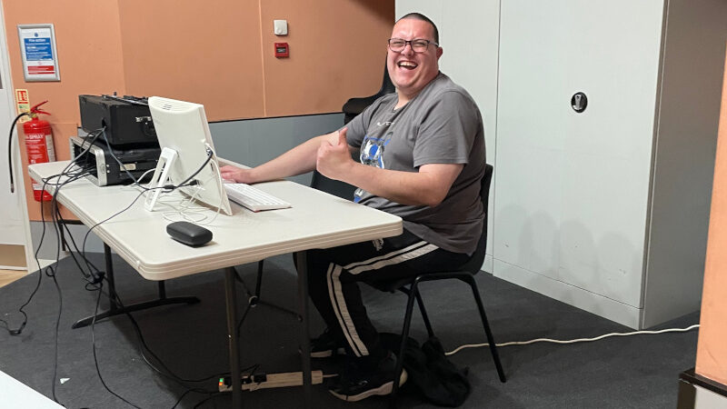 Adam the DJ at Wigan Hallgate