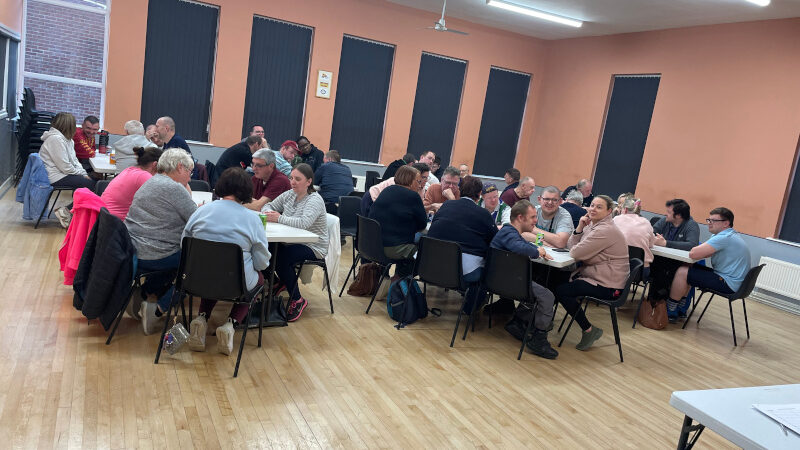 Quiz night at Hallgate House in Wigan