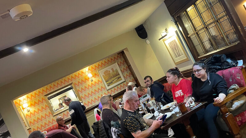 Eating out at The Red Robin  in Wigan