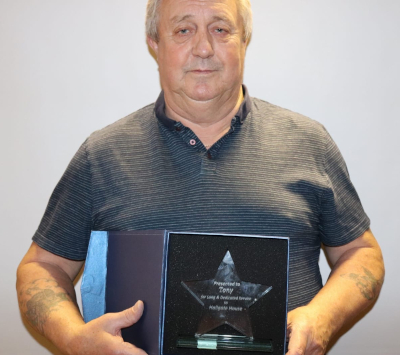 tony volunteer at wigan stars charity